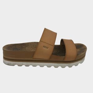 Reef Women's Size 8 Cushion
Vista Hi Slip-on Sandal Tan Good‎ Condition